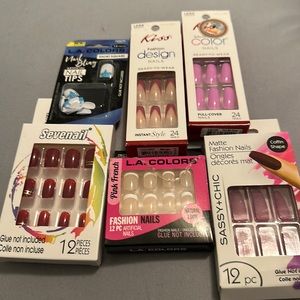 Assorted fashion nails all brand new unopened